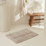 دعاسة حمام كاراجا هوم جولز ماكارنا لون بيج 60×90 سم، سجادة حمام ناعمة وعصرية للاستخدام اليومي - كراجا