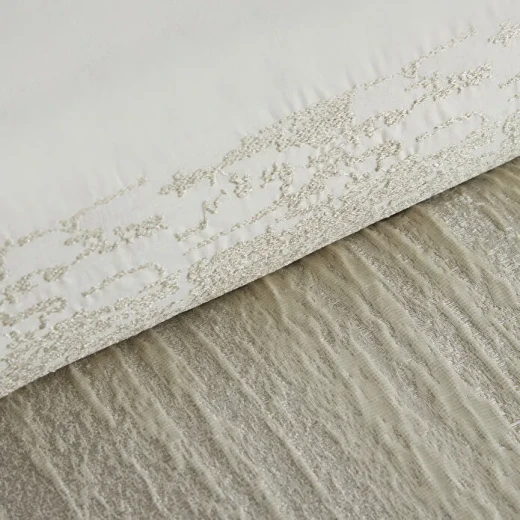 طقم جهاز عرائس كاراجا هوم ماربيلا 8 قطع إكرو، طقم مفروشات قطن 100% بتصميم مطرز فاخر لغرفة النوم - كراجا - Image 4