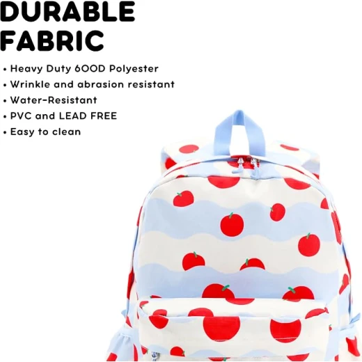 J World New York Oz Daypack Backpack Floating Apple | School & 15.6 Laptop Backpack - J world - Image 5