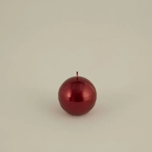 Karaca Home Red Ball Candle 7 cm – Decorative Paraffin Sphere Candle for Home Decor Karaca Home Red Ball Candle 7 cm – Decorative Paraffin Sphere Candle for Home Decor