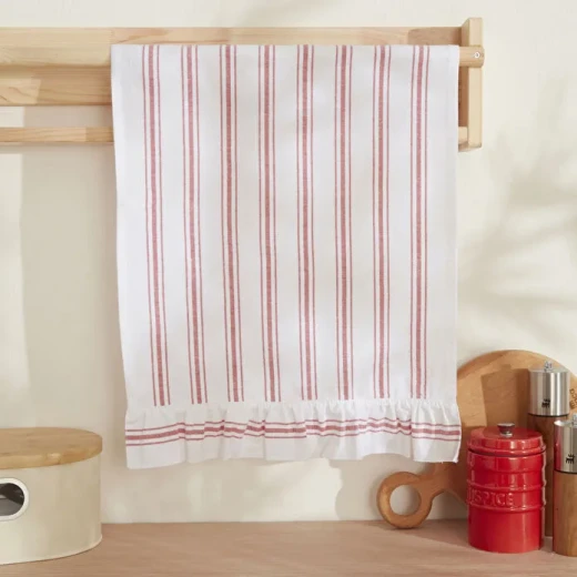Karaca Home Lance Red Kitchen Towel 40x60 cm Elegant and Practical Dish Towel for Modern Kitchen Decoration