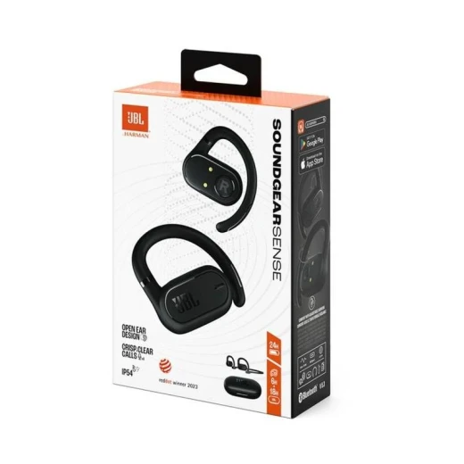 سماعات جي بي إل ساوند جير سينس اللاسلكية مفتوحة الأذن، بلوتوث 5.3، صوت JBL OpenSound، بطارية حتى 24 ساعة، مقاومة للماء IP54 - جي بي ال - Image 3