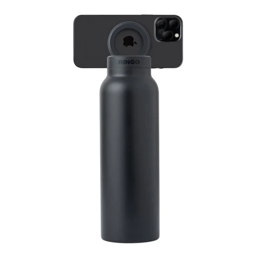 زجاجة ماء معزولة من رينغو | متوافقة مع ماج سيف وحامل هاتف | زجاجة ماء من الفولاذ المقاوم للصدأ مع حامل ثلاثي مغناطيسي للهاتف | تحافظ على المشروبات ساخنة لمدة 12 ساعة وباردة لمدة 24 ساعة، قابلة للدوران 360 درجة - أسود 32 أونصة زجاجة ماء معزولة من رينغو | متوافقة مع ماج سيف وحامل هاتف | زجاجة ماء من الفولاذ المقاوم للصدأ مع حامل ثلاثي مغناطيسي للهاتف | تحافظ على المشروبات ساخنة لمدة 12 ساعة وباردة لمدة 24 ساعة، قابلة للدوران 360 درجة - أسود 32 أونصة