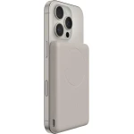 بنك طاقة مغناطيسي Belkin BoostCharge بسعة 5000 مللي أمبير مع حلقة مغناطيسية - لون رملي | شاحن لاسلكي محمول 5K، حلقة مغناطيسية لتركيب الملحقات، منفذ USB-C، مشحون مسبقًا، كابل مرفق، آمن للسفر - بيلكين