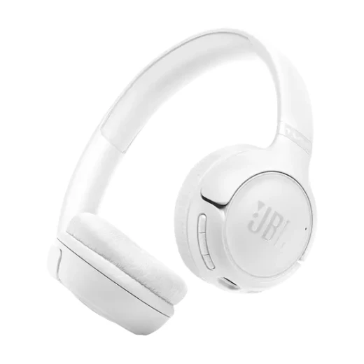 سماعات جي بي إل تيون 530 بي تي لاسلكية على الأذن، بلوتوث 6.0، صوت JBL Pure Bass، بطارية تصل إلى 76 ساعة، ميكروفونان، اتصال متعدد النقاط، قابلة للطي، أبيض - جي بي ال - Image 4