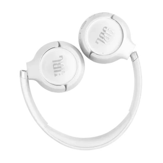سماعات جي بي إل تيون 530 بي تي لاسلكية على الأذن، بلوتوث 6.0، صوت JBL Pure Bass، بطارية تصل إلى 76 ساعة، ميكروفونان، اتصال متعدد النقاط، قابلة للطي، أبيض - جي بي ال - Image 3