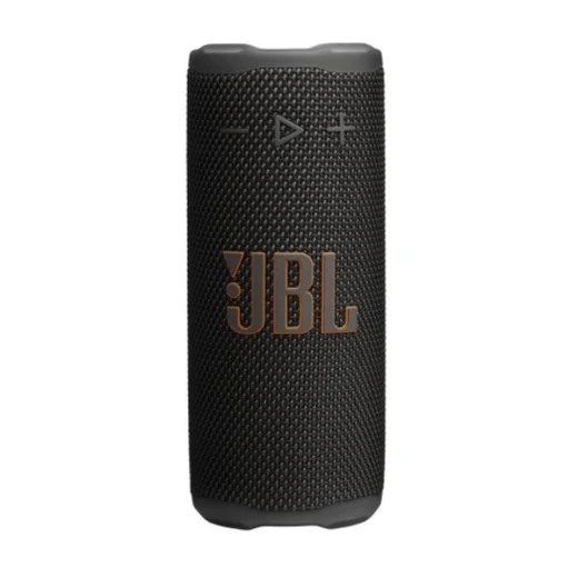 سماعة جي بي إل جريب بلوتوث محمولة، صوت JBL Pro القوي، بطارية تصل إلى 14 ساعة، مقاومة للماء والغبار والصدمات IP68، إضاءة محيطية، أسود سماعة جي بي إل جريب بلوتوث محمولة، صوت JBL Pro القوي، بطارية تصل إلى 14 ساعة، مقاومة للماء والغبار والصدمات IP68، إضاءة محيطية، أسود