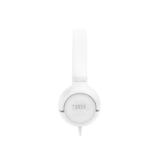 سماعات جي بي إل Tune 530C سلكية بمنفذ يو إس بي سي باللون الأبيض، صوت JBL Pure Bass، صوت عالي الدقة، ميكروفون وتحكم بثلاثة أزرار، إعدادات معادل صوت، خفيفة وقابلة للطي - جي بي ال - Image 2