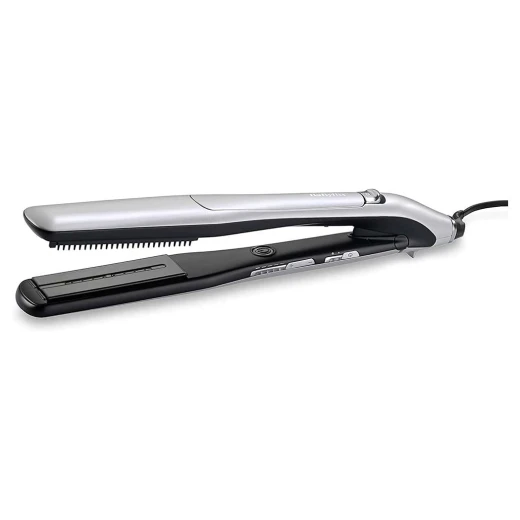 بيبي ليس Steam Lustre Professional ST595SDE مكواة شعر بالبخار، ألواح سيراميك عريضة 36 مم، بخار 4 جم، حرارة حتى 210°C، فضي بيبي ليس Steam Lustre Professional ST595SDE مكواة شعر بالبخار، ألواح سيراميك عريضة 36 مم، بخار 4 جم، حرارة حتى 210°C، فضي