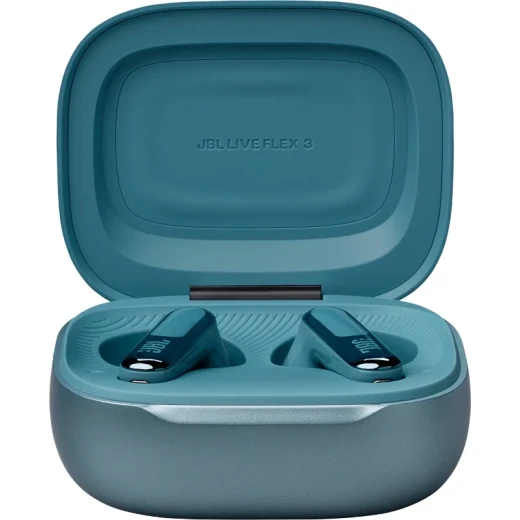 JBL Live Flex 3 سماعات أذن لاسلكية حقيقية، بلوتوث 5.2، إلغاء ضوضاء متكيف، 6 ميكروفونات، بطارية حتى 50 ساعة، مقاومة IP54، أزرق - جي بي ال - Image 3