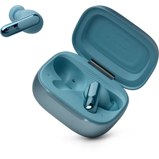 JBL Live Flex 3 سماعات أذن لاسلكية حقيقية، بلوتوث 5.2، إلغاء ضوضاء متكيف، 6 ميكروفونات، بطارية حتى 50 ساعة، مقاومة IP54، أزرق - جي بي ال - Image 6