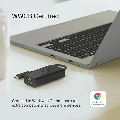 Belkin محول USB-C إلى إيثرنت بسرعة 2.5 جيجابت، شبكة سلكية عالية السرعة، متوافق مع MacBook وiPad وChromebook وSurface، اعتماد USB-IF وWWCB - بيلكين - Image 4