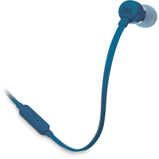 JBL Tune 110 سماعات أذن سلكية داخل الأذن، صوت JBL Pure Bass، محركات 9 مم، ميكروفون مدمج، تحكم بزر واحد، أزرق - جي بي ال - Image 3