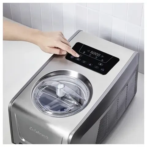 Cuisinart ProFreeze ماكينة صنع الآيس كريم والحلويات المجمدة، سعة 1.5 لتر، ضاغط مدمج، 4 برامج، تحضير خلال 40 دقيقة، فضي - كويزنارت - Image 5