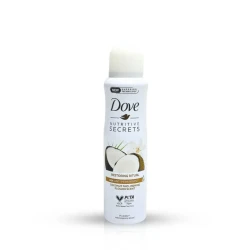 Dove Coconut & Jasmine Deodorant Spray 150 ml, Up to 48-Hour Antiperspirant Protection with 1/4 Moisturising Cream for Soft, Fresh Underarms