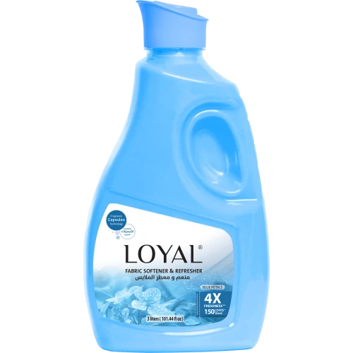 منعم ومعطر الأقمشة Loyal Purple Passion باللون الأزرق 3 لتر، انتعاش 4X وعطر منعش يدوم طويلًا، يكفي حتى 150 غسلة ومناسب لجميع أنواع الأقمشة منعم ومعطر الأقمشة Loyal Purple Passion باللون الأزرق 3 لتر، انتعاش 4X وعطر منعش يدوم طويلًا، يكفي حتى 150 غسلة ومناسب لجميع أنواع الأقمشة