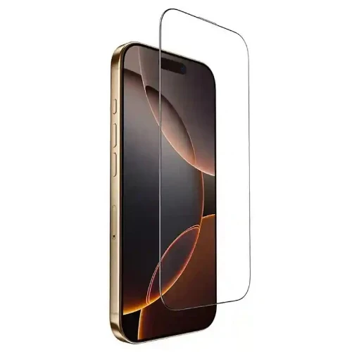 حماية شاشة جوي روم HD لهاتف iPhone 17، زجاج مقوى 9H، سماكة 0.33 مم، شفافة، مقاومة للخدوش والبصمات، حواف 2.5D، متوافقة مع الكفر - جوي روم