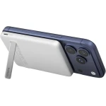 Belkin BoostCharge Qi2 باور بانك مغناطيسي 5000mAh بقوة 15W، تصميم نحيف، شحن لاسلكي سريع، كابل USB-C مرفق، متوافق مع iPhone وAirPods، أبيض - بيلكين