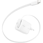 بلكن UltraCharge شاحن USB-C بقوة 45 واط مع كابل USB-C قابل للسحب بطول 0.8 متر ومنفذ USB، شحن سريع لـ iPhone وGalaxy وMacBook وiPad والأجهزة اللوحية - بيلكين