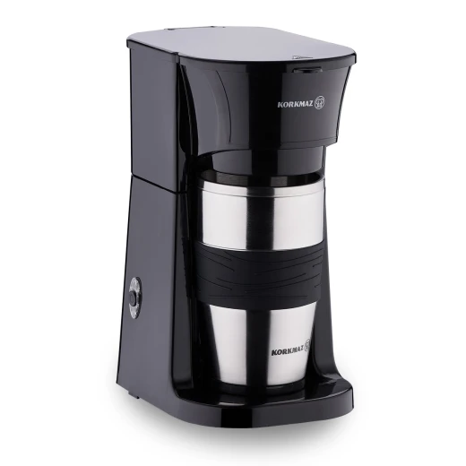 ماكينة قهوة فلتر كُوركماز إليكترا ميدي 650-750 واط، كوب حراري ستانلس ستيل 350 مل، فلتر قابل للغسل، تصميم مدمج وسهل الاستخدام ماكينة قهوة فلتر كُوركماز إليكترا ميدي 650-750 واط، كوب حراري ستانلس ستيل 350 مل، فلتر قابل للغسل، تصميم مدمج وسهل الاستخدام