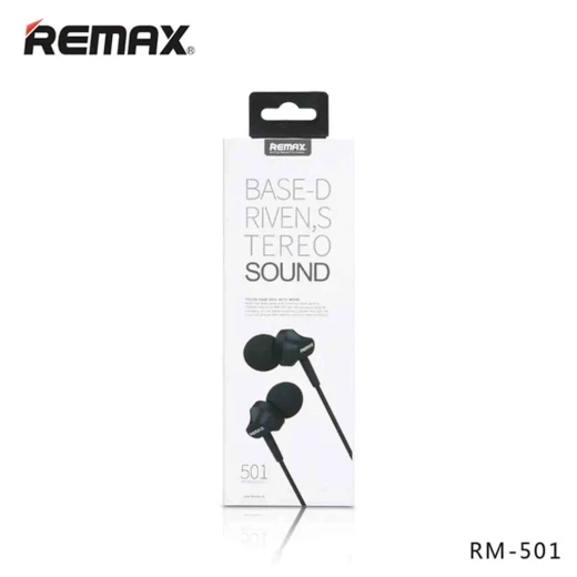 سماعات أذن سلكية REMAX RM-501 باللون الأسود، صوت واضح وعالي الجودة، تصميم خفيف ومريح، ملاءمة مريحة داخل الأذن، مناسبة للموسيقى والمكالمات والاستخدام اليومي سماعات أذن سلكية REMAX RM-501 باللون الأسود، صوت واضح وعالي الجودة، تصميم خفيف ومريح، ملاءمة مريحة داخل الأذن، مناسبة للموسيقى والمكالمات والاستخدام اليومي