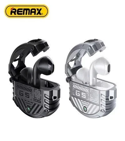 سماعات أذن لاسلكية REMAX Gamebuds G5 Thunder Series، سماعات ألعاب TWS بتصميم Alloy، سماعات بلوتوث للألعاب، صوت واضح وتجربة لعب مريحة، تصميم أنيق ومتين سماعات أذن لاسلكية REMAX Gamebuds G5 Thunder Series، سماعات ألعاب TWS بتصميم Alloy، سماعات بلوتوث للألعاب، صوت واضح وتجربة لعب مريحة، تصميم أنيق ومتين