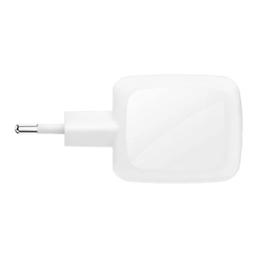 شاحن بلكن BoostCharge Pro مزدوج USB-C GaN بقوة 67 واط، أبيض، شحن سريع للأجهزة واللابتوبات - بيلكين - Image 4