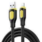 ريماكس كيبل RC-C113 من سلسلة Ruinay للشحن السريع USB/Lightning بطول 1 متر باللون الأسود 2.4 أمبير 5 واط - ريماكس