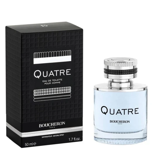 بوشرون كواتر أو دو تواليت للرجال 50مل – بخاخ 1.7 أونصة | عطر رجالي أنيق ومنعش برائحة خشبية مميزة بوشرون كواتر أو دو تواليت للرجال 50مل – بخاخ 1.7 أونصة | عطر رجالي أنيق ومنعش برائحة خشبية مميزة