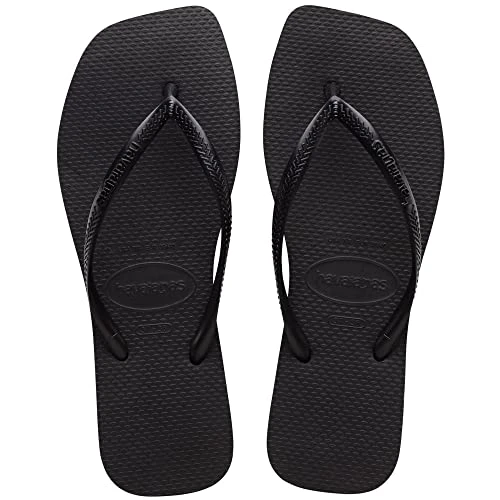 شبشب Havaianas Slim Square نسائي أسود، مقاس 35/36، تصميم عصري بمقدمة مربعة وأشرطة رفيعة، خفيف ومريح، بنعل مطاطي مقاوم للانزلاق، مثالي للصيف شبشب Havaianas Slim Square نسائي أسود، مقاس 35/36، تصميم عصري بمقدمة مربعة وأشرطة رفيعة، خفيف ومريح، بنعل مطاطي مقاوم للانزلاق، مثالي للصيف