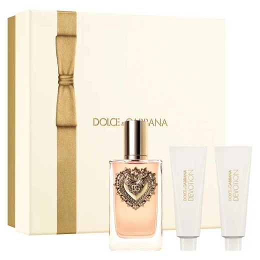 دولتشي آند غابانا ديفوشن مجموعة هدايا جل استحمام 50 مل ولوشن للجسم 50 مل وعطر EDP 100 مل للنساء دولتشي آند غابانا ديفوشن مجموعة هدايا جل استحمام 50 مل ولوشن للجسم 50 مل وعطر EDP 100 مل للنساء