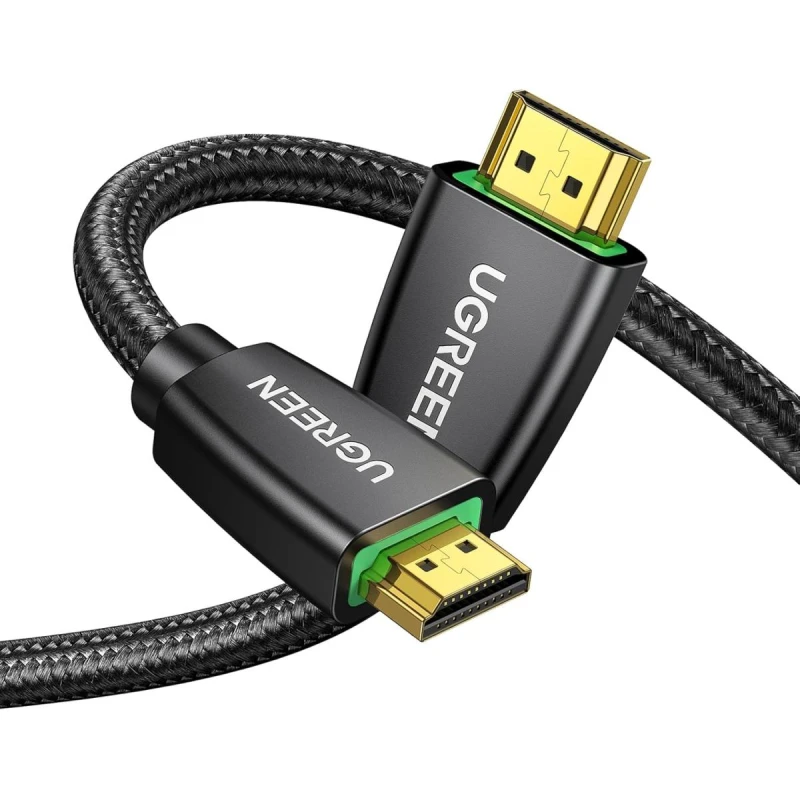 يو جرين كيبل HDMI 2.0 بطول 10 متر بسرعة 18 جيجابت في الثانية يدعم 4K@60Hz و HDR و 3D معتمد من ماك بوك برو و تلفزيون UHD و نينتندو سويتش و اكس بوكس و بلاي ستيشن PS5/4 و كمبيوتر محمول 40414 - يوجرين