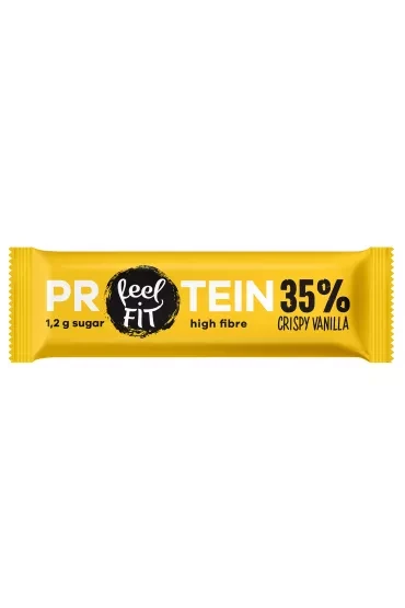 فيل فيت بار بروتين بنكهة الفانيليا قليل السكر 40 جرام - Feel fit