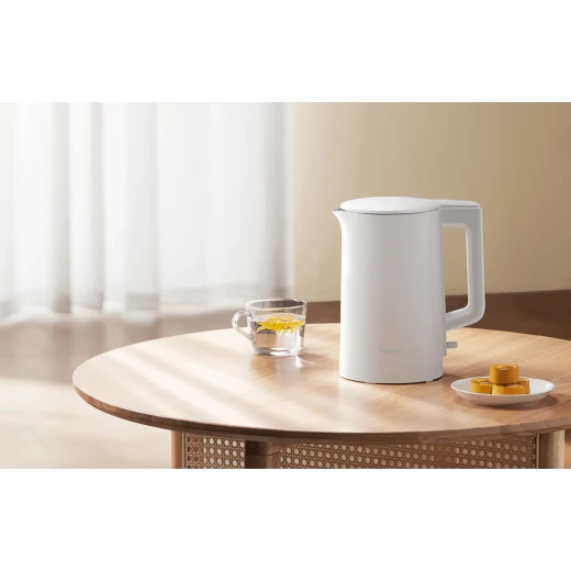 غلاية كهربائية Xiaomi Electric Kettle 2 Lite MJDSH06 سعة 1.5 لتر بقوة 1500 واط، تسخين سريع، ستانلس ستيل 304، عزل مزدوج وحماية متعددة غلاية كهربائية Xiaomi Electric Kettle 2 Lite MJDSH06 سعة 1.5 لتر بقوة 1500 واط، تسخين سريع، ستانلس ستيل 304، عزل مزدوج وحماية متعددة