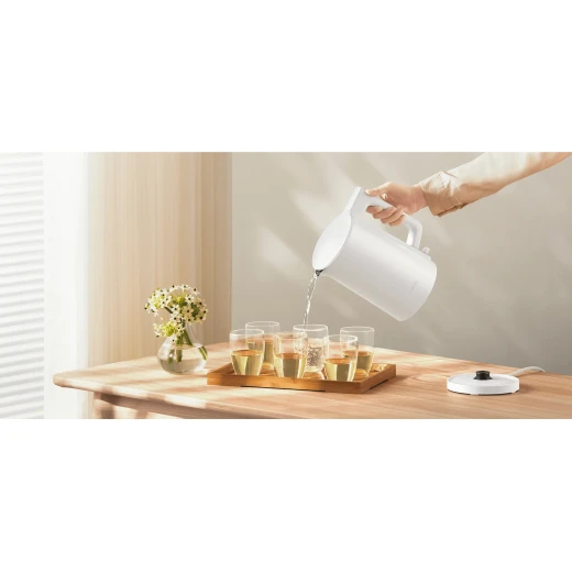 غلاية كهربائية Xiaomi Electric Kettle 2 Lite MJDSH06 سعة 1.5 لتر بقوة 1500 واط، تسخين سريع، ستانلس ستيل 304، عزل مزدوج وحماية متعددة - شاومي - Image 3