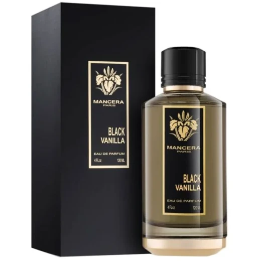 عطر مانسيرا بلاك فانيلا أو دو بارفان 120 مل، مزيج فاخر ودافئ من الفانيليا الغنية والزهور الرقيقة والعنبر والمسك، لرائحة حلوة وأنيقة تدوم طويلاً عطر مانسيرا بلاك فانيلا أو دو بارفان 120 مل، مزيج فاخر ودافئ من الفانيليا الغنية والزهور الرقيقة والعنبر والمسك، لرائحة حلوة وأنيقة تدوم طويلاً