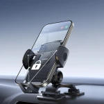 حامل جوال للسيارة جويروم JR-ZS259-3، مناسب للهواتف من 4.7 إلى 6.9 بوصة، حامل داشبورد أسود، تثبيت قوي وثابت، تصميم عملي وسهل الاستخدام للسيارة - جوي روم