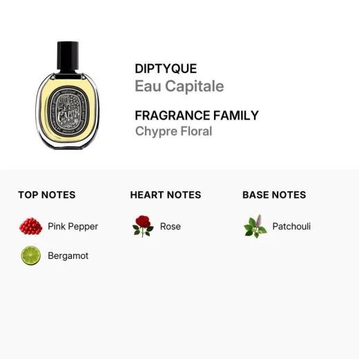 عطر أو دو كابيتال من ديبتيك، ماء عطر 75 مل، عطر فاخر للجنسين برائحة أنيقة وجذابة، تركيبة عطرية راقية مناسبة للاستخدام اليومي والمناسبات، بتصميم أنيق - ديبتيك - Image 3