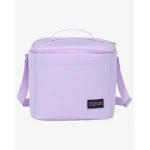 حقيبة غداء جان سبورت Super Snack باللون البنفسجي الفاتح Pastel Lilac، سعة 9 لتر، بحجرة معزولة وبطانة خالية من BPA وجيب أمامي وحزام قابل للتعديل - جان سبورت