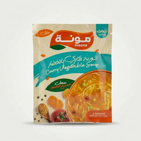 مونة شوربة الخضار بالكاري، شوربة دافئة بنكهة الخضار والكاري المميزة، سهلة وسريعة التحضير، مثالية كوجبة خفيفة أو طبق جانبي شهي مونة شوربة الخضار بالكاري، شوربة دافئة بنكهة الخضار والكاري المميزة، سهلة وسريعة التحضير، مثالية كوجبة خفيفة أو طبق جانبي شهي