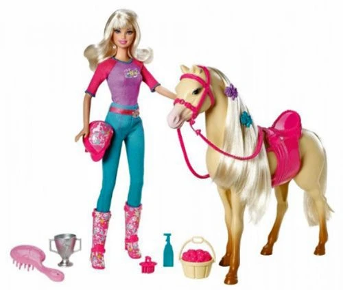 Barbie Doll and Tawny Horse Playset Barbie Doll and Tawny Horse Playset