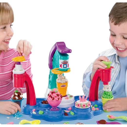 Play-Doh Magic Swirl Ice-Cream Shoppe - بلاي دوه - Image 3