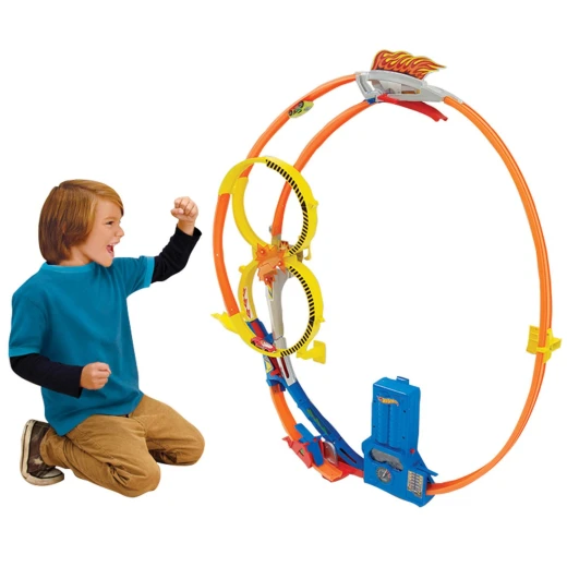 Hot Wheels Super Loop Chase Race Trackset - هوت ويلز - Image 4