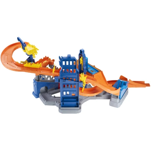 Hot Wheels Color Shifters Flame Fighter Playset - هوت ويلز - Image 2