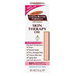 Palmer’s Cocoa Butter Skin Therapy Oil Rosehip 2 Fl. Oz – Helps Reduce the Appearance of Scars and Stretch Marks, Deeply Moisturizes Skin, Improves Elasticity, and Promotes Smooth, Healthy-Looking Skin.