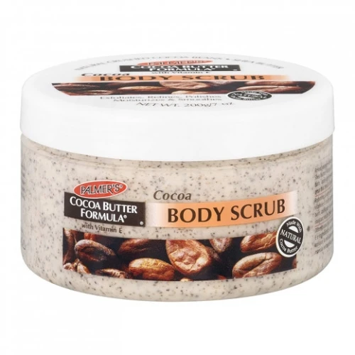 Palmer’s Cocoa Butter Formula Body Scrub 200g – Exfoliates, Moisturizes, and Refines Skin, Gently Removes Dead Skin Cells, Leaves Skin Smooth, Soft, and Radiant, Ideal for Weekly Skincare Routine. - Palmer's