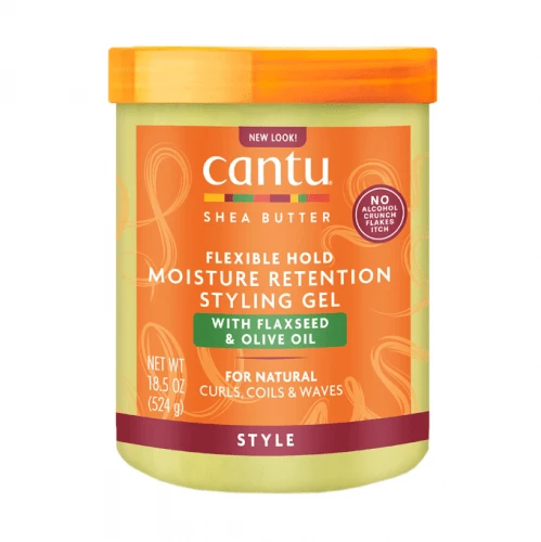 Cantu Shea Butter Flexible Hold Styling Gel with Flaxseed and Olive Oil 524g - Cantu