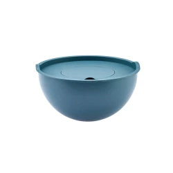 Karaca Freya Blue Mixing Bowl 24 cm, Durable Kitchenware for Baking and Food Prep