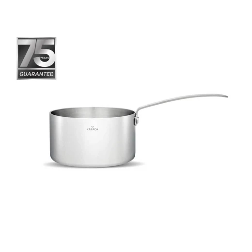 قدر طهي Karaca 3Ply PowerSteel 316+ من الفولاذ المقاوم للصدأ، 10 سم، فضي قدر طهي Karaca 3Ply PowerSteel 316+ من الفولاذ المقاوم للصدأ، 10 سم، فضي