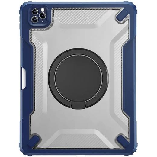 حافظة وي وو ميكا دوارة لجهاز iPad مقاس 10.2/10.5 بوصة غطاء أزرق للتابلت حافظة وي وو ميكا دوارة لجهاز iPad مقاس 10.2/10.5 بوصة غطاء أزرق للتابلت